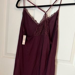 NWT Victoria secret cotton Sleep dress with lace